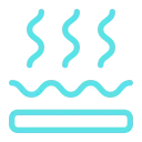 Camping Zentrale Grünberg - Campingshop & Werkstatt - Hitzewellen-Symbol